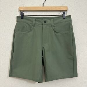 TEN THOUSAND Shorts Hunter Green Stretch Performance Chino 5-Pocket